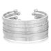 Irregular Punk Stacking Bracelet Combination Diamond Twisted Smooth Bracelet Female 6 Piece Set_ipsvogv.com