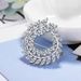 Floral accessories Coat everything with pin buckle embellished luxury atmospheric zircon brooch_ipsvogv.com