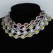 Women's Jewelry Necklace Inlaid With Red Yellow And White Colored Zircon Ladies Hip Hop Tennis Chain Necklace_ipsvogv.com
