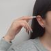Unisex Dark Spider Web Red Diamond Cross Heart Chain Ear Bone Studs For Women Niche Sweet Design Hot Girl Earrings_ipsvogv.com