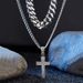 Men’s Jewelry Set Fashion Hit Hip Hop Pendant Men's Personality Street Style Alloy Diamond Cuban Chain_ipsvogv.com