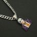 Hip hop cosplay three-dimensional diamond inlaid clown pendant necklace trendy men street dance nightclub Cuban chain_ipsvogv.com