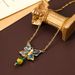 Personalized design, tassel, abalone, shellfish, butterfly necklace, accessories, jewelry, women's high-end sense,_ipsvogv.com