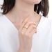 Women’s Jewelry Set Fashion Version Of The Geometric Open Ring Ins Wrinkled Wide Ring Female Niche Design Simple Adjustable Ring_ipsvogv.com