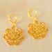 Elegant Style 2-piece Jewelry Set, Luxurious Gold Copper Gold-plated Flower Pendant Necklace And Earrings_ipsvogv.com