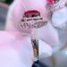 Cao Shi Fashion Color Treasure Luxury Simulation Red Zircon Ring High End Accessories_ipsvogv.com