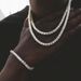 Unisex Hip-Hop Chain Copper Inlaid Zircon Tennis Necklace_ipsvogv.com