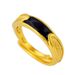 Vietnam Gold Plated 3D Color Green Enamel Colored Drip Glue Men's And Women's Fashion Strip Open Ring_ipsvogv.com