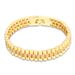 Hip Hop Jewelry Men's Micro Paved Three Rows Zircon Steel Band Exquisite Watch Chain Accessories_ipsvogv.com
