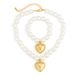 ins geometric round bead necklace female versatile pearl Necklace hot selling beaded love necklace_ipsvogv.com