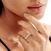 S Pure Silver Mosang Diamond Seven Princess Pai Shou Net Red Closed Ring Fashion Simple And Versatile_ipsvogv.com