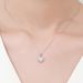Cao Shi's Light Luxury and Small Crowd Metal Zircon Love Necklace New Women's Advanced Design Feeling Neckchain Summer Collar Chain_ipsvogv.com