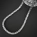 Cool Stainless Steel Men's 5mm width Byzantine Necklace Chain_ipsvogv.com