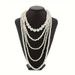Necklace, Fashionable Hepburn Style, Multi-layered Long Accessory Necklace_ipsvogv.com