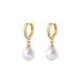 New French Pearl Pendant For Women, Titanium Steel Gold Plated Simple Earrings And Earrings, Trendy_ipsvogv.com