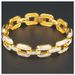 Prismatic Quadrilateral Hip Hop Men's Cuban Bracelet Bangle Chain_ipsvogv.com