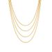 European and American fashion personality punk hip-hop retro simple versatile titanium steel metal twist chain multi-layered necklace_ipsvogv.com