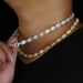 New 10X8mm Rectangular Zircon Trend Men And Women Hip Hop Necklace_ipsvogv.com