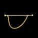 Men's Jewelry Round Ball Collar Pin Metal Chain Tassel Brooch French Shirt Pinhole Collar Corner Buckle Pin_ipsvogv.com