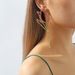 N11193 Creative Tulip Flower Earrings Necklace ZA Personalized Elegant Exaggerated Full Diamond Neckchain_ipsvogv.com