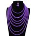 Jewelry Exaggerated Multi Layer Candy Colored Sweater Chain Necklace Bead Necklace_ipsvogv.com