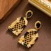 French Light Luxury Exquisite Antique Style Drip Oil Inlaid Arch Birdcage For Women's Fashion Temperament Exaggerated_ipsvogv.com