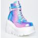 Women's Shoes thick bottom colorful high top short boots large size women's boots_ipsvogv.com