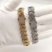 Hip Hop Full Diamond Cuban Chain Titanium Personality Fashion Stainless Steel Necklace Jewelry SL015_ipsvogv.com