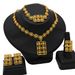 Jewelry set women's necklace earrings ring bracelet four-piece set_ipsvogv.com
