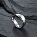 Men's Jewelry Curved Smooth Anti Scratch Tungsten Steel Ring Hard Tungsten Gold Couple Ring Bright Single Pinky Ring Hand Jewelry_ipsvogv.com