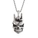Hip Hop Personalized Gesture I Love You Necklace, Skull Pendant, Rapper Trendy Accessories_ipsvogv.com