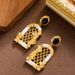 French Light Luxury Exquisite Antique Style Drip Oil Inlaid Arch Birdcage For Women's Fashion Temperament Exaggerated_ipsvogv.com
