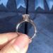 Classic S Silver Six Claw 1 Mosan 2 Carat Proposal Diamond Ring Adjustable for Women_ipsvogv.com