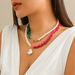 Personalized Turquoise Pattern With Versatile Accessories, French Minimalist Pearl Necklace_ipsvogv.com
