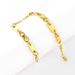 Women's Jewelry Set Fashion New Design Simple Temperament Charm Bracelet Gold Plated Stainless Steel Oval Coffee Bean Bracelet_ipsvogv.com