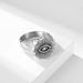 Retro style stainless steel eye men's ring ring niche neutral cold style titanium steel tear eye ring_ipsvogv.com