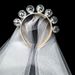 Bachelorette Party Disco Ball Veil Headband Bride Party Last Disco Mirror Ball Earrings_ipsvogv.com