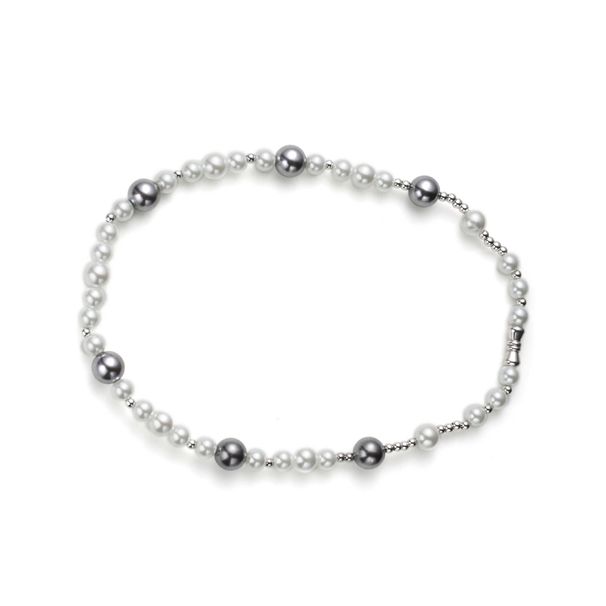 Design Personality Pearl Stitching Titanium Steel Necklace Retro Hip Hop Asap Rocky Same Style Short Necklace Men_ipsvogv.com