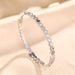 Korean Version Titanium Steel For Women, Not Fading, Honeycomb Inlaid With Diamonds, Fashionable And Personalized Wave_ipsvogv.com