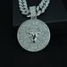 Taurus Circular Alloy Constellation Pendant Symbolizes Power, Fashion, Personality, Hip-hop, And Cuban Necklace_ipsvogv.com