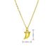 Ins Temperament Personality Wolf Tooth Pendant Necklace Clavicle Chain Copper Plated Gold Pendant Necklace_ipsvogv.com