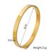 Live Hot Titanium Steel Gold Plated Bracelet Men Simple Couple Stainless Steel Anti Fading Bracelet Trendy Jewelry_ipsvogv.com