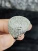 Unisex Hot Selling Round Ring Copper Inlaid Zircon Full Diamond Personality Hip Hop Trendy Brand Couple Accessories Ring_ipsvogv.com