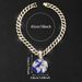 Renqing Jewelry Pendant Drip Oil Full Earth Simple Diamond Set Male Personalized Hip Hop Necklace_ipsvogv.com
