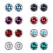 Women's Jewelry Uses Austrian Elements Crystal Earrings With Round Faces To Make Them Look Thinner Simple 925 Sterling Silver Earrings_ipsvogv.com