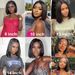 Lace Closure Human Hair Wigs 2x6 Lace Wig Bob Brazilian Straight Hair Pre Plucked Bleached Knots Arabella Virgin Hair Lace Wig_ipsvogv.com