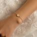 New round 26 English letter bracelet for women simple personality 26 letter beach bracelet_ipsvogv.com