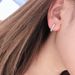 Hoop Full Diamond Earrings For Women Elements Crystal Earrings_ipsvogv.com