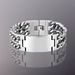 Men's Jewelry Handmade Double Chain Smooth Curved Stainless Steel Titanium Steel Bracelet Jewelry_ipsvogv.com