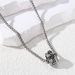 Hip hop style skull luck beads titanium steel necklace men's trendy high end versatile rotatable small waist sweater chain women_ipsvogv.com